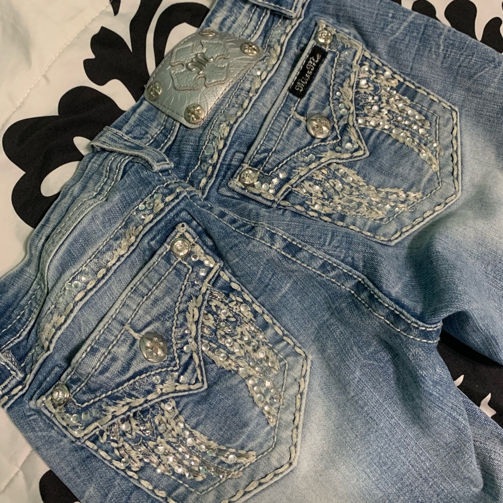 size 26 Miss Me skinny jeans